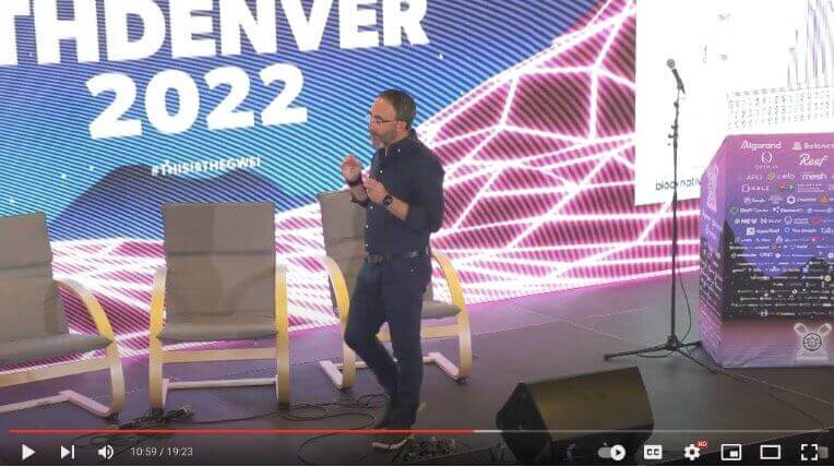 Blocknative CEO Matt Cutler at ETHDenver 2022