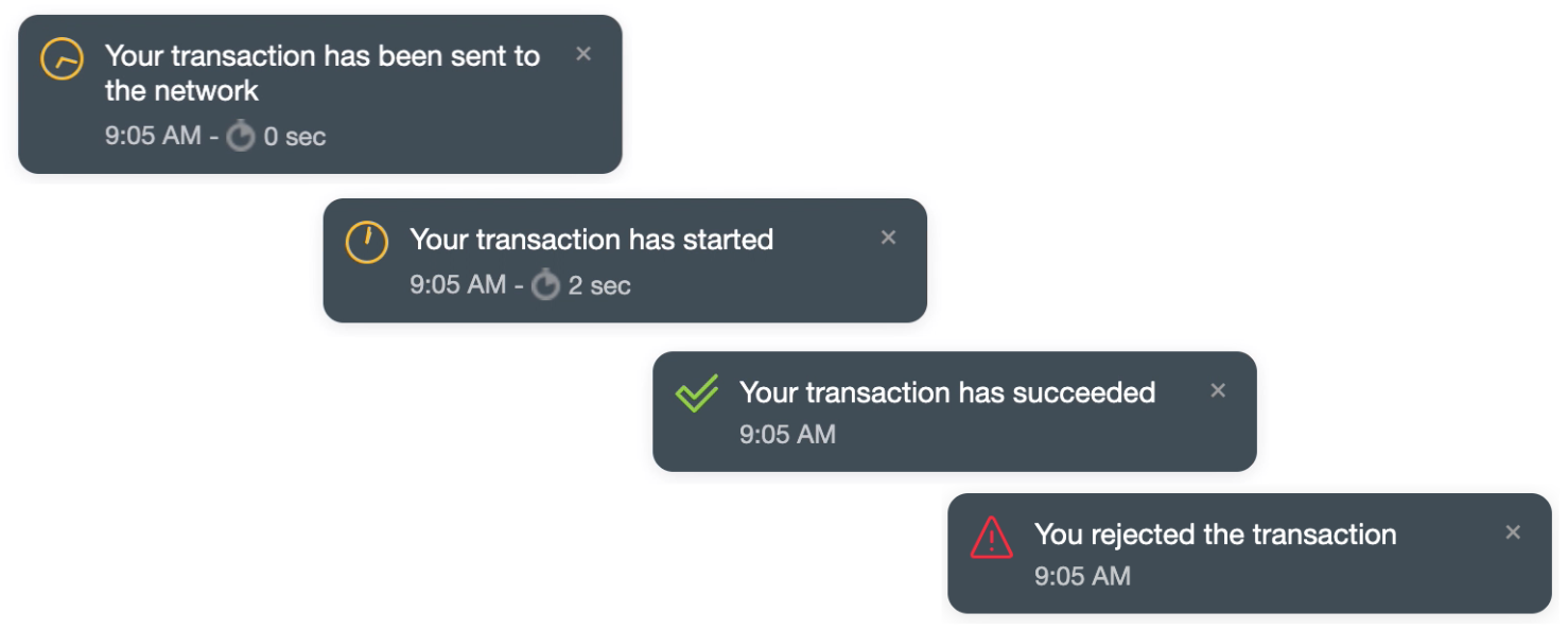 Introducing Notify.js — Easy Front-End Notifications for Dapp Developers