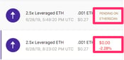 An Example of a Dapp With a Pending Transaction