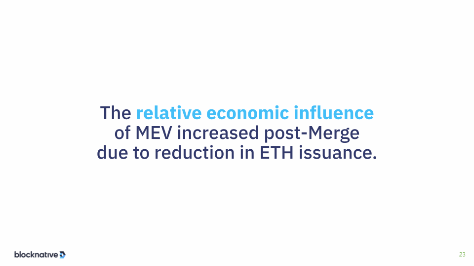 economic influence of mev slide