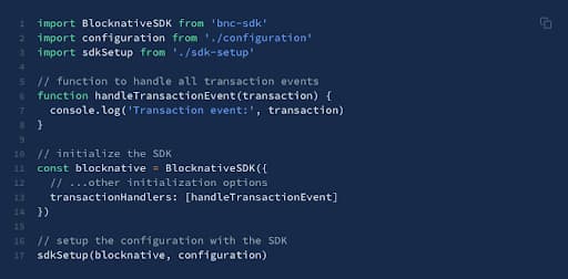 Script for importing configuration.json files and sdkSetup.js files from Mempool Explorer.