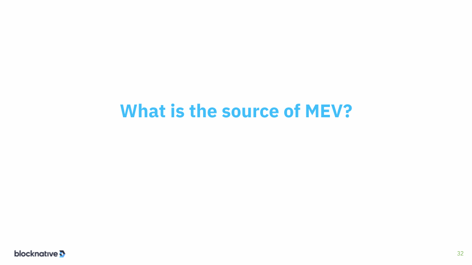 source of MEV slide