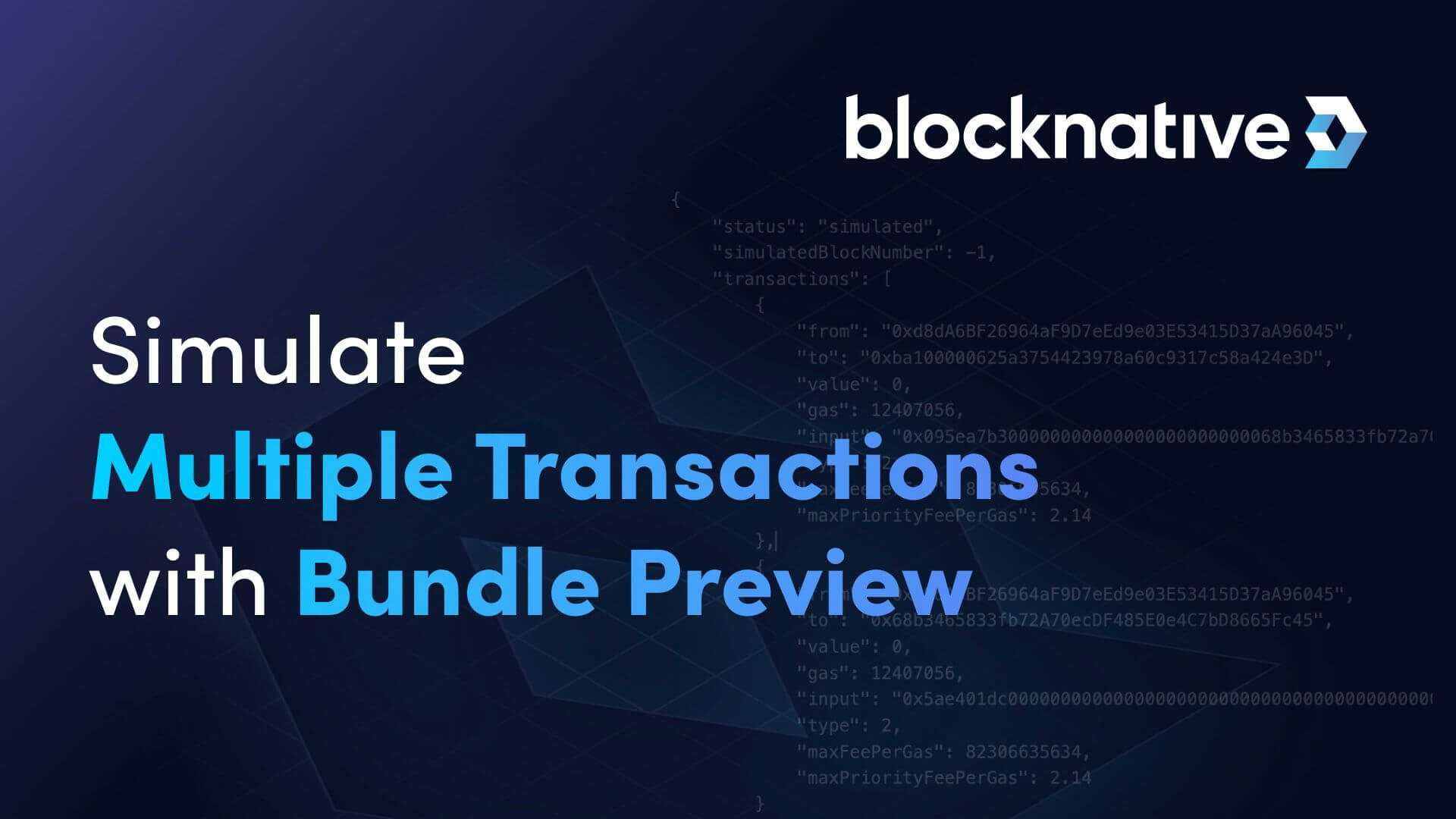 Simulate Multiple Transactions with Bundle Support for Transaction Preview