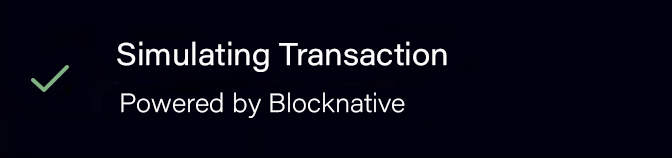 Simulation powered by Blocknative - Ledger Connect Web3 Check Simulation powered by Blocknative - Ledger Connect Web3 Check
